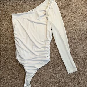 Abercrombie One Sleeve Bodysuit | L